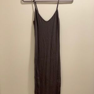 V neck Midi Dress